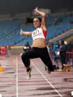 Jenny Pacey, long jump at the 2012 England and North Champs.